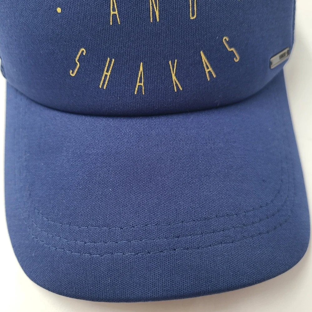 Women Roxy Hat Snapback Trucker Mesh Shades & Shakas Blue Surf Beach Casual Wear